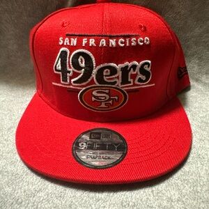 New Era Red 49ers Snapback Hat
